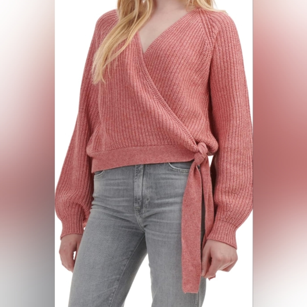 Splendid Cashmere Blend Wrap Sweater
